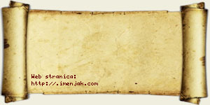 Anđela Virijević vizit kartica